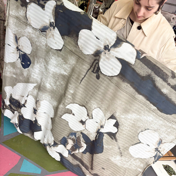 Australian Viscose Jacquard Knit | Oversized Floral
