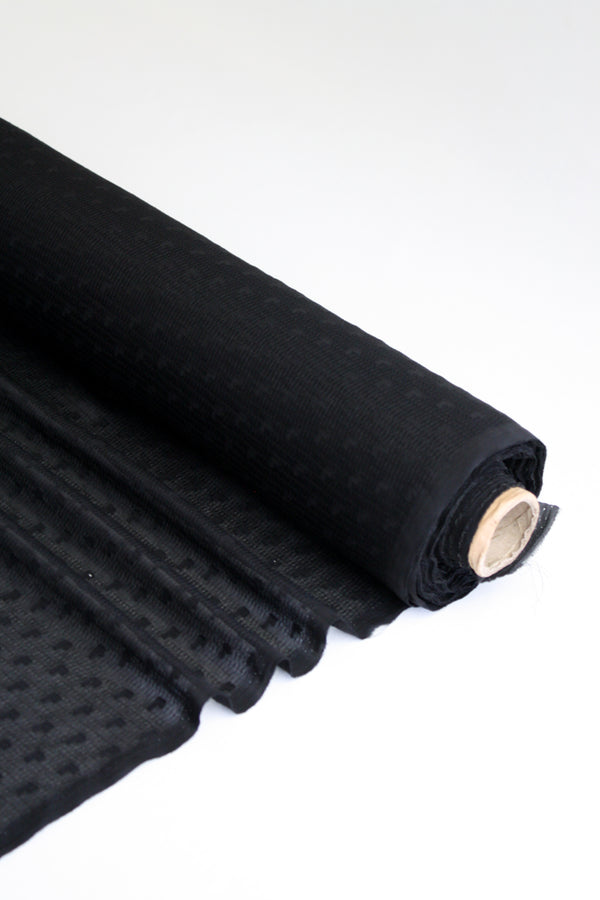 Dobby - Textured Chiffon | Ink