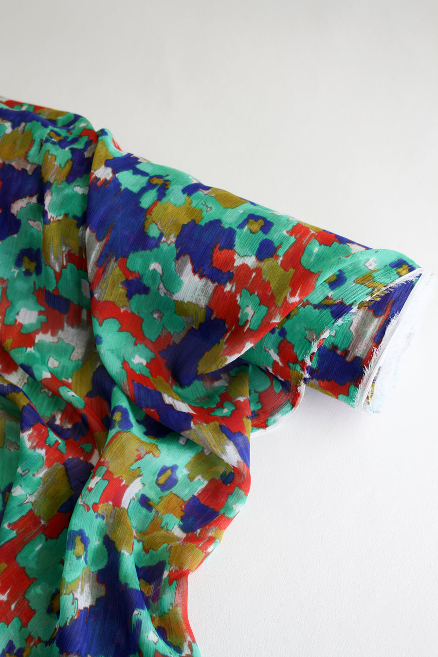 Monet - Printed Yoryu Chiffon | Mint