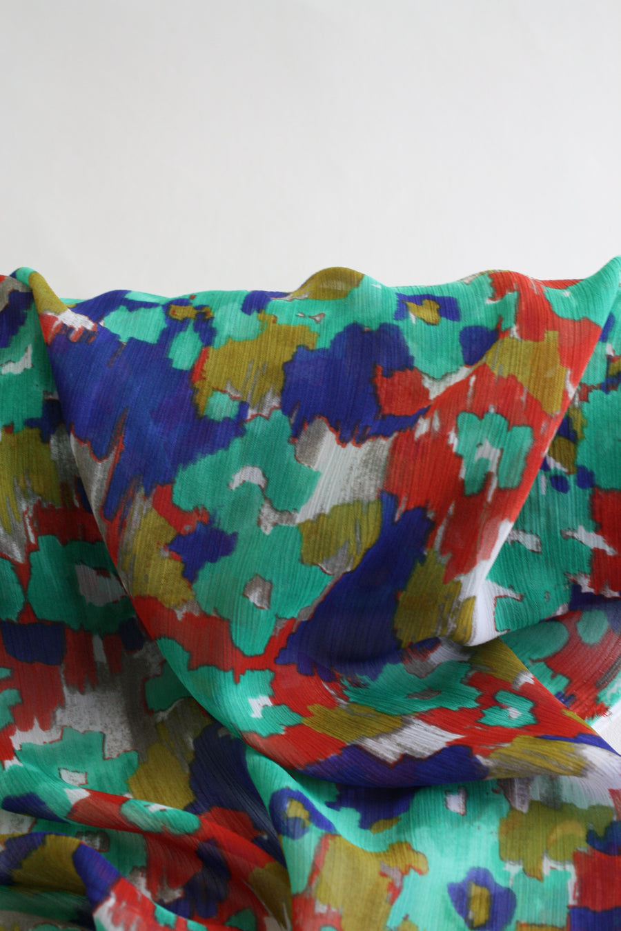 Monet - Printed Yoryu Chiffon | Mint
