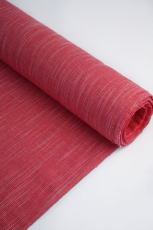 Bankso - Squareweave Linen | Poppy