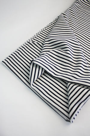 Stripe Terry Sweatshirting | Black Candy Stripe