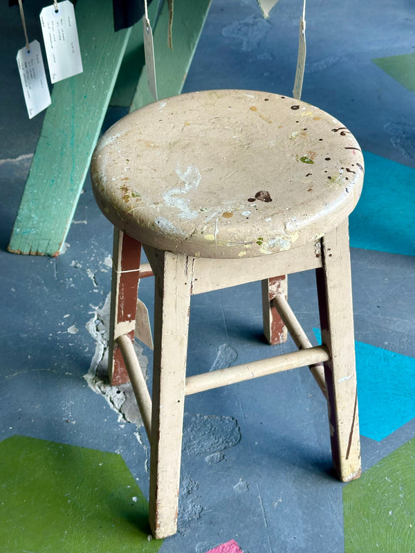 Rustic Painters Stool