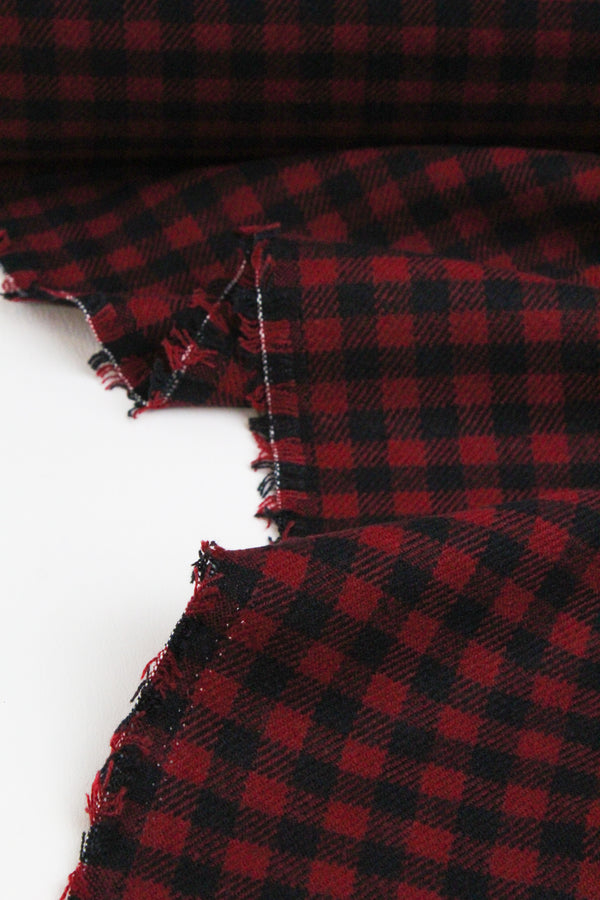 Nicoll - Wool Flannel | Merlot  (LAST CUT - 2.5M)
