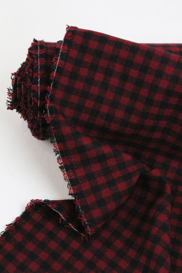 Nicoll - Wool Flannel | Merlot  (LAST CUT - 2.5M)