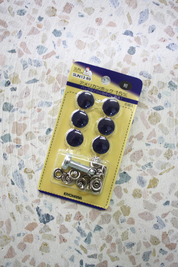Metal Dome Fasteners - 15mm
