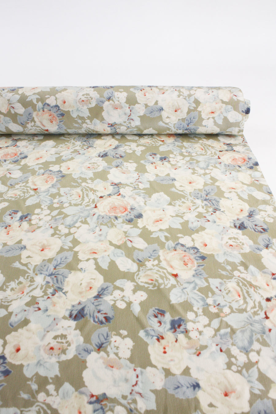 Fiore - Italian Printed Silk Crepe de Chine