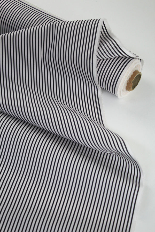 Escada - Yarn Dyed Stripe Shirting | Monochrome Remnant (2M)