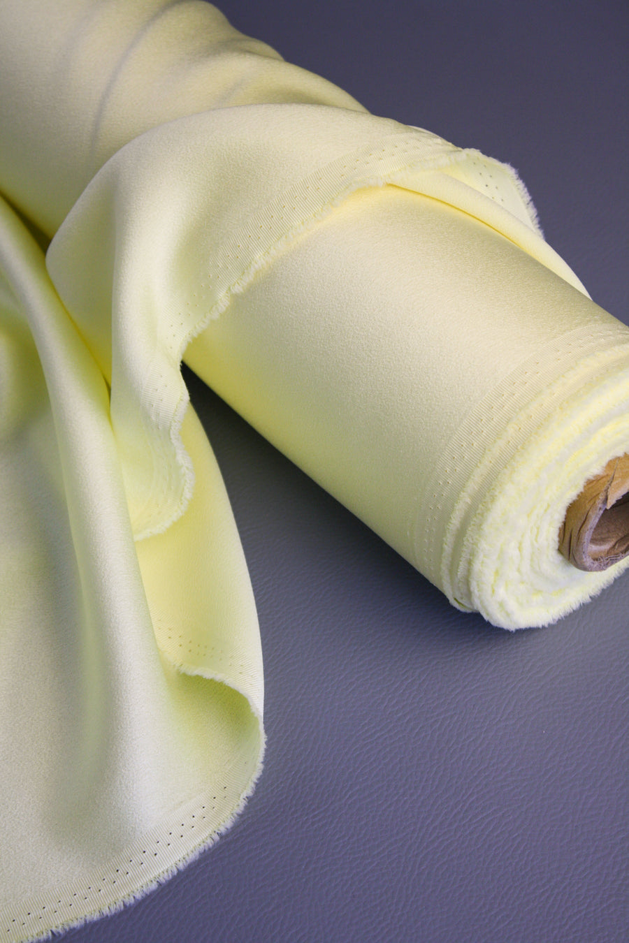 Satin Back Crepe | Butter #2 (LAST CUT - 1.7M)