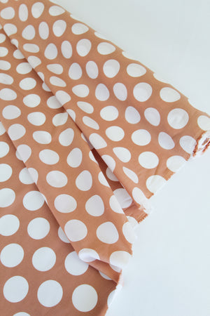 Manchego - Printed Cotton | Cantaloupe Remnant (1.3M)