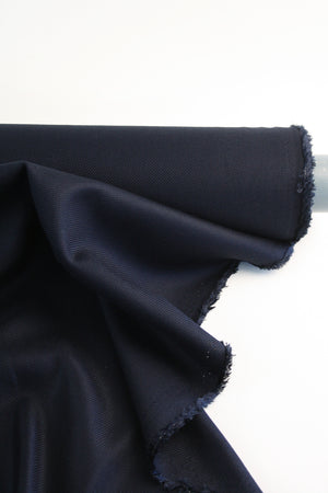 Pandoro - Wool Silk Twill | Indigo