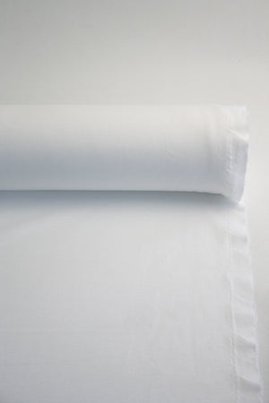 Albini - Mercerized Cotton Jersey | White