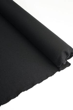 Albini - Mercerized Cotton Jersey | Black