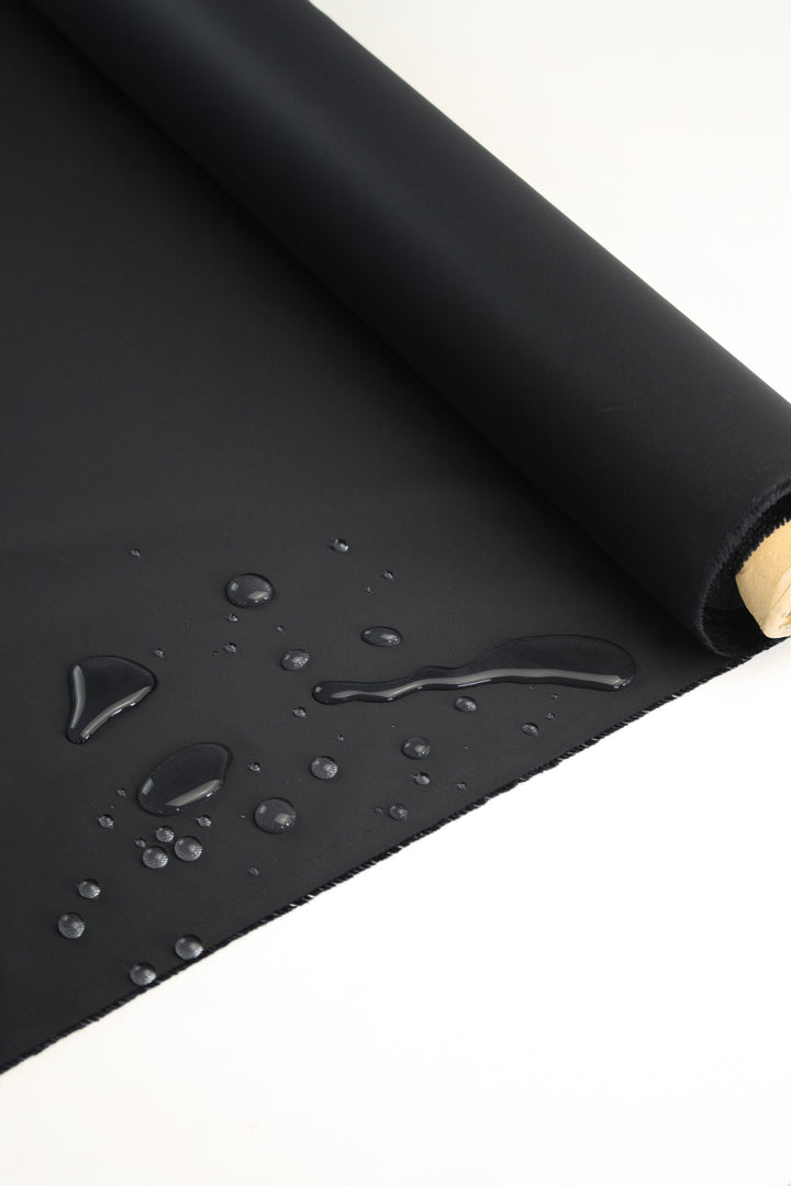 Limonta - Italian Waterproof Nylon | Black #1