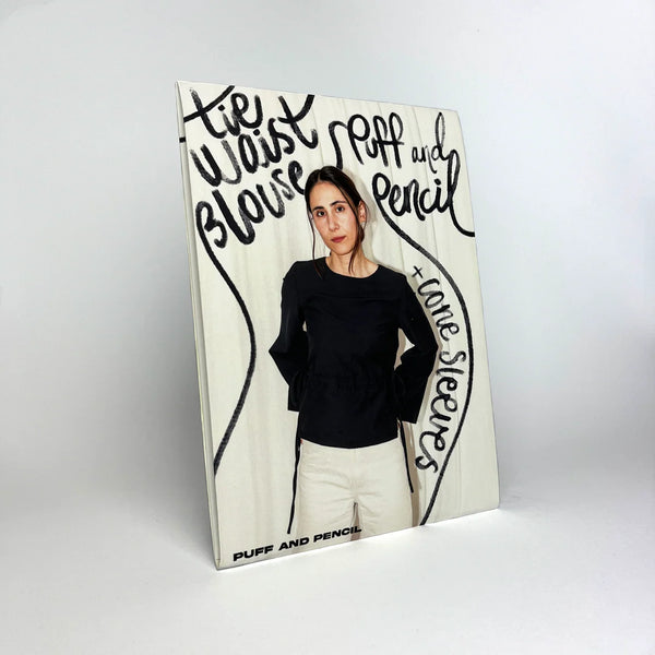 Tie Waist Blouse + Cone Sleeves Pattern - Puff & Pencil