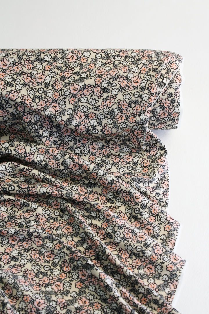Mercier - Printed Viscose Knit | Bisque Remnant (1.2M)