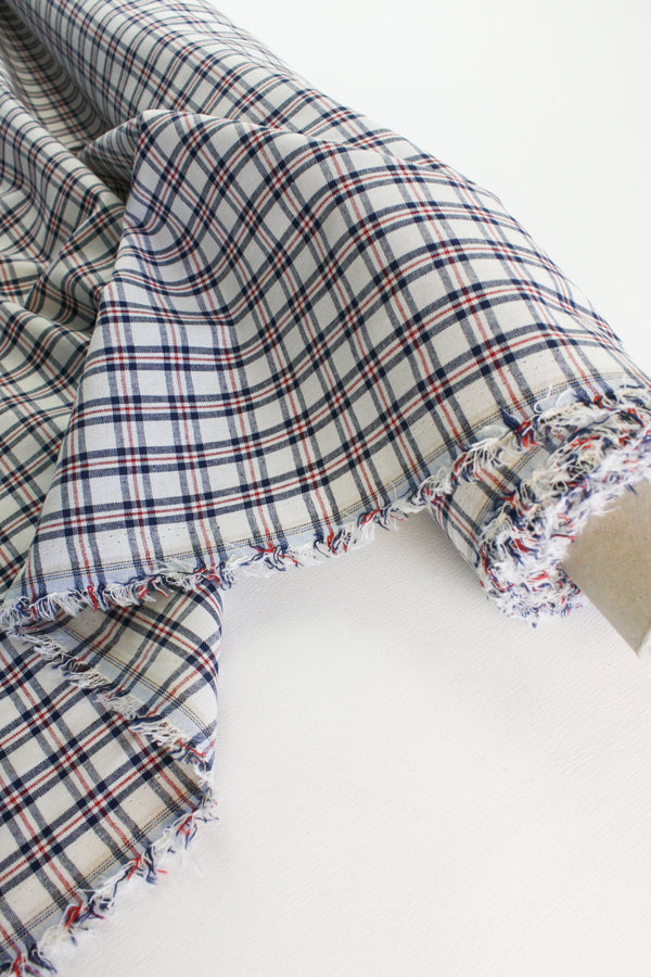 Lorenzo - Linen Cotton Shirting | Azure