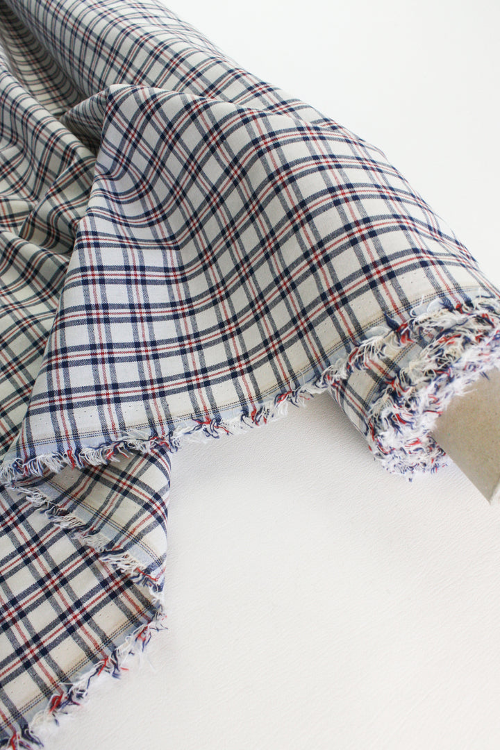 Lorenzo - Linen Cotton Shirting | Azure