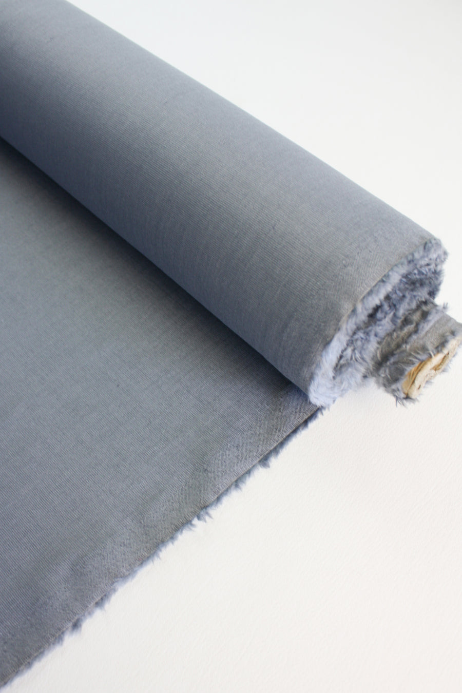 Leon - Japanese Stretch Linen | Steel Blue