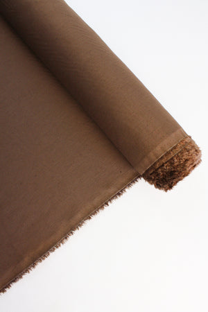 Leon - Japanese Stretch Linen | Carob