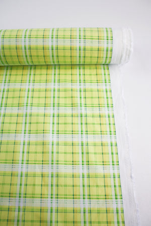 Imogen - Cotton Poplin | Lime Spritz Remnant (1.8M)