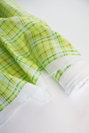 Imogen - Cotton Poplin | Lime Spritz Remnant (1.8M)