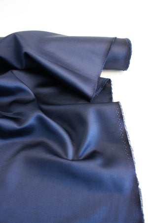 Asti - Italian Sateen Suiting | Lapis