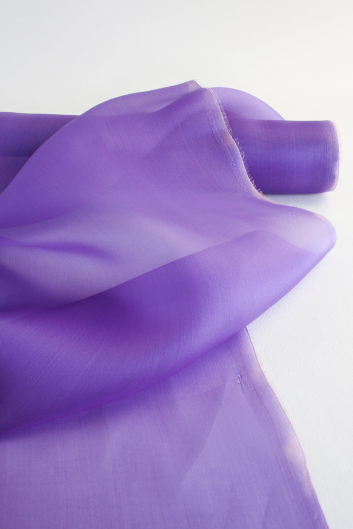 Italian Silk Organza | Pansy Purple