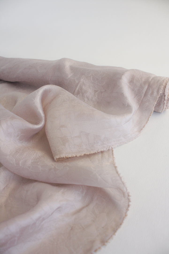 Italian Silk Gauze Devoré | Primrose Pink