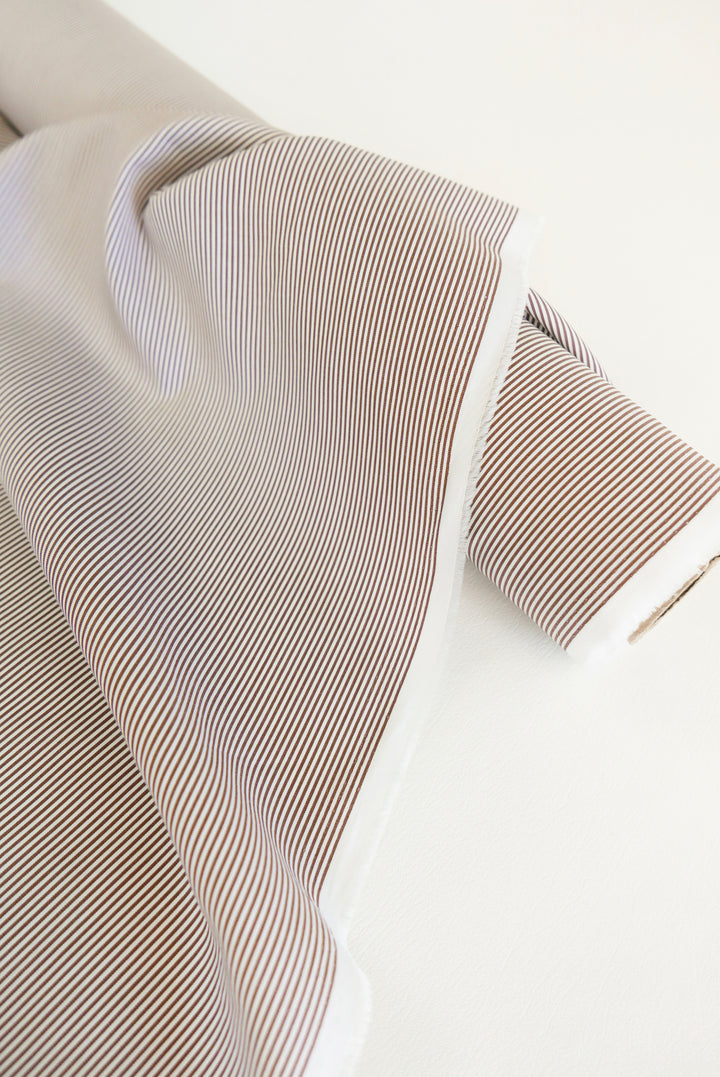 Madeline - Japanese Cotton Shirting | Hazelnut (LAST CUT - 2.2M)