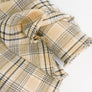 Eleanor - Yarn Dyed Linen Check | Sand (LAST CUT - 1.7M)