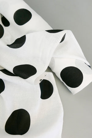 Bichon - Printed Linen | Polkadot