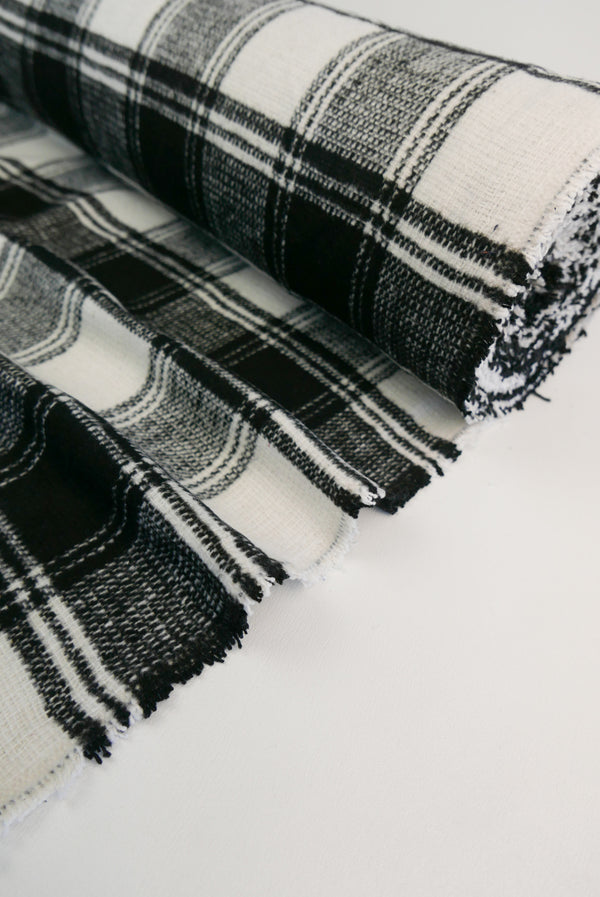Clyde - Wool Coating | Raven (LAST CUT - 2.7M)