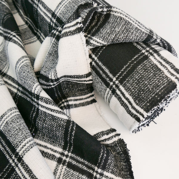 Clyde - Wool Coating | Raven (LAST CUT - 2.7M)
