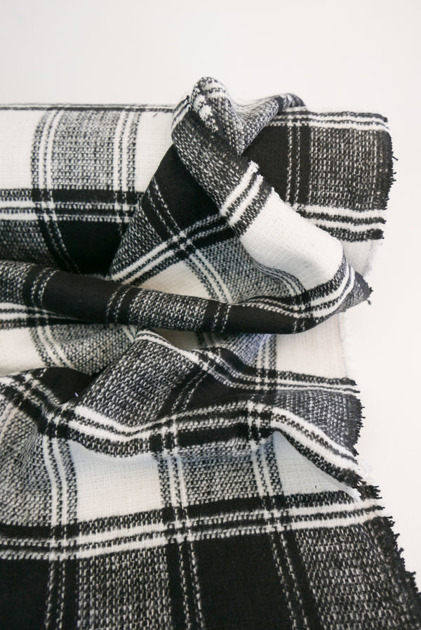 Clyde - Wool Coating | Raven (LAST CUT - 2.7M)