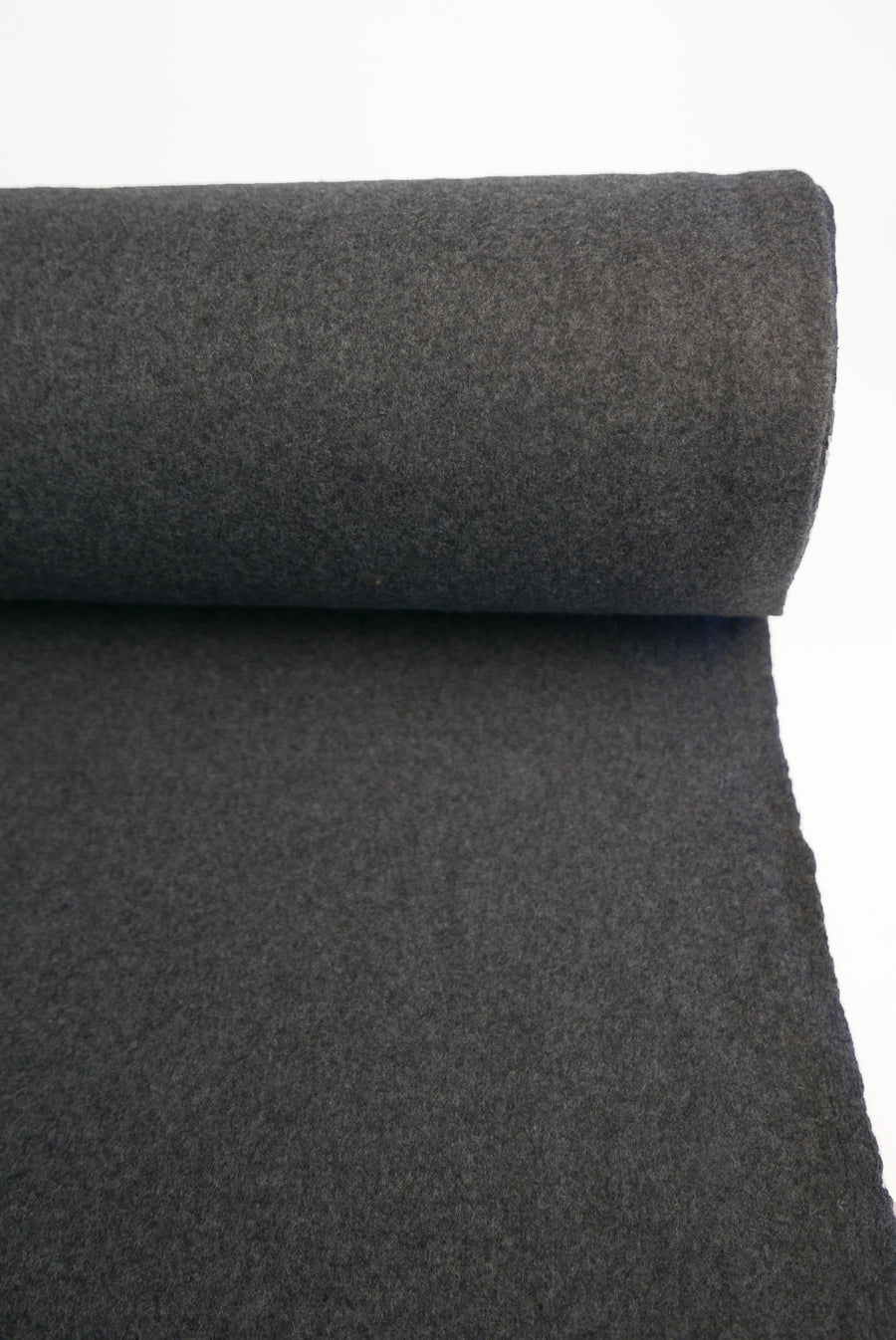 Wool Melton | Charcoal