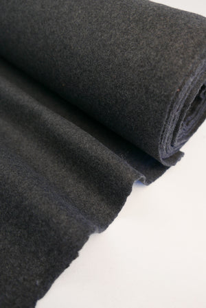 Wool Melton | Charcoal