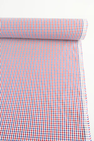 Ex-Designer | Italian Shirting - Primary Check