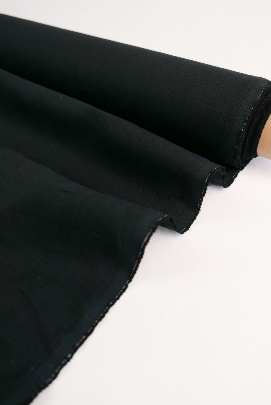 Ex-Designer | Japanese Linen - Classic Black