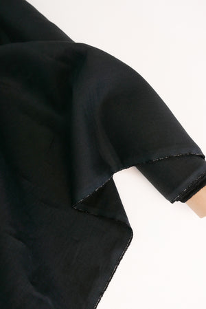 Ex-Designer | Japanese Linen - Classic Black