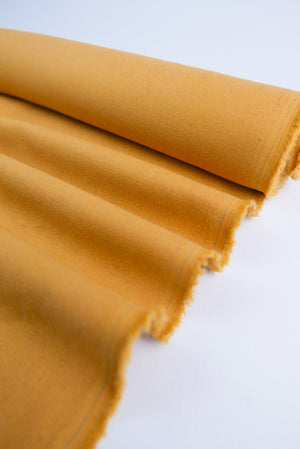 Hallie - Italian Herringbone Linen | Ochre