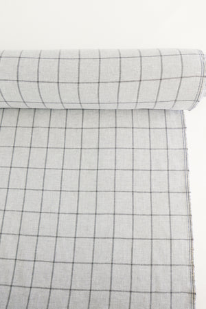 Sopressa - Italian Basketweave Linen | Cloud