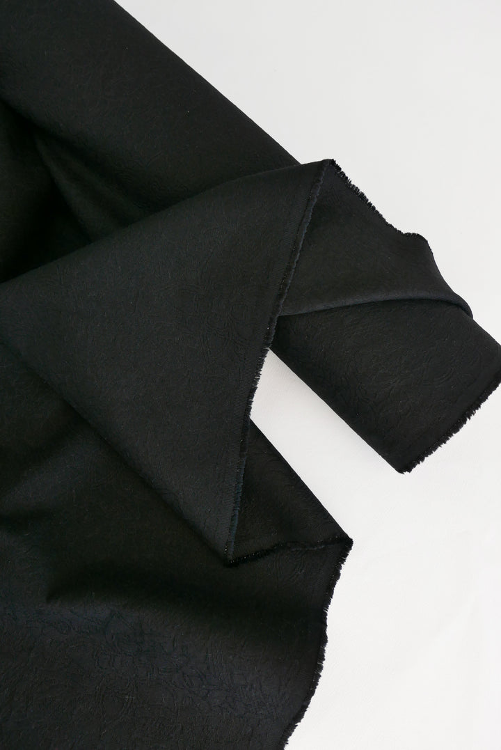 Jasmine - Cotton Jacquard | Classic Black