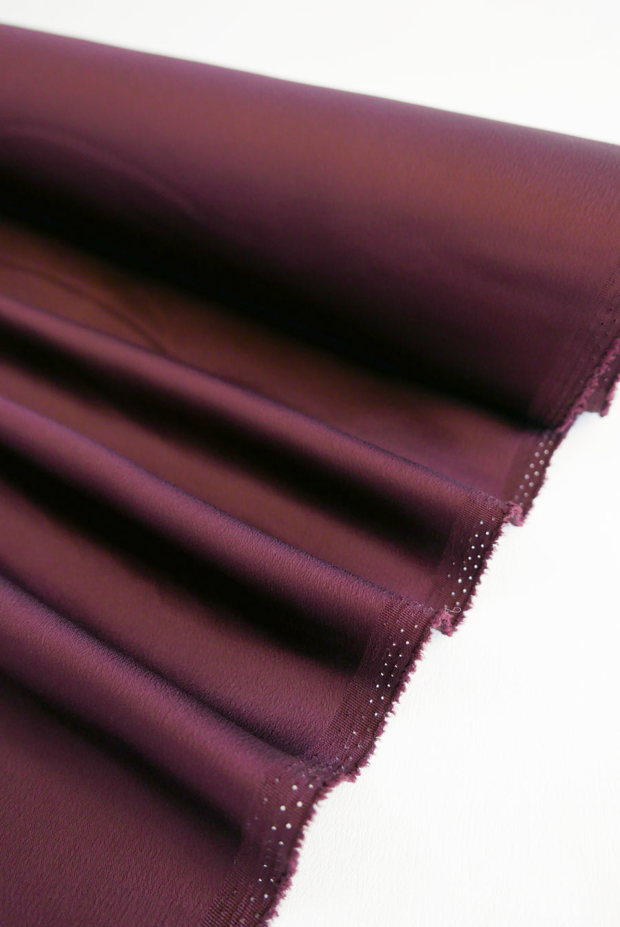 Satin Back Crepe | Raisin