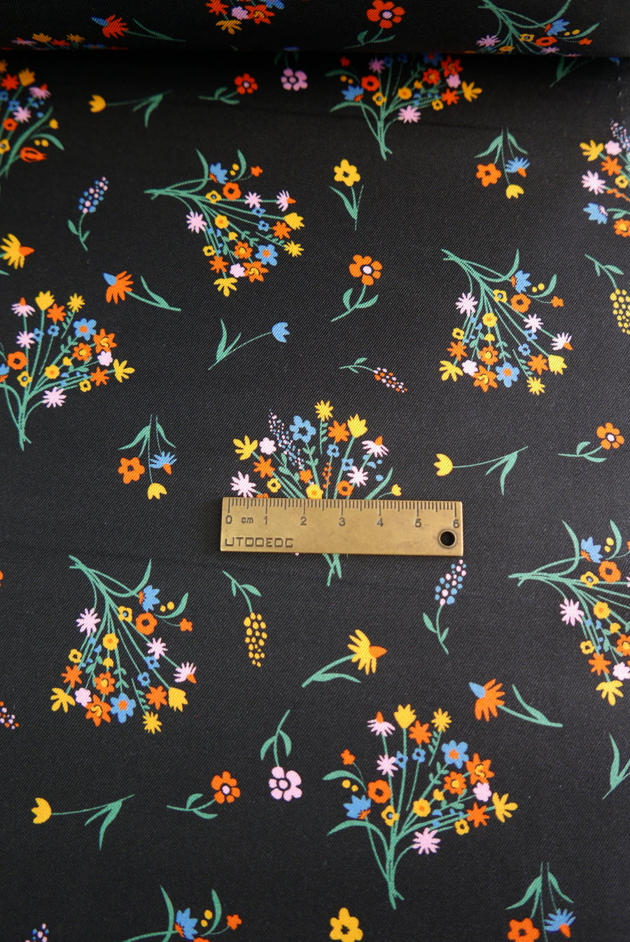 Italian Printed Silk Twill | Bouquet