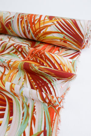 Italian Printed Silk Crepe De Chine | Sunrise