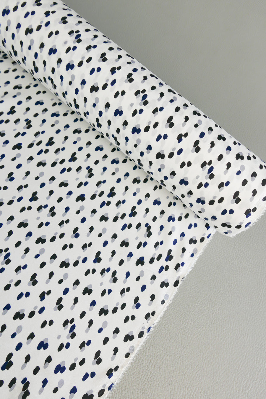 Italian Silk Printed Crepe De Chine | Speckle