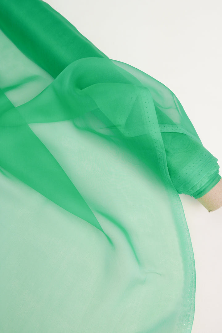 Italian Silk Georgette | Apple (LAST CUT - 1.8M)