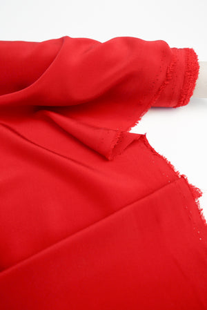 Italian Silk Crepe De Chine | Chilli (LAST CUT - 2M)