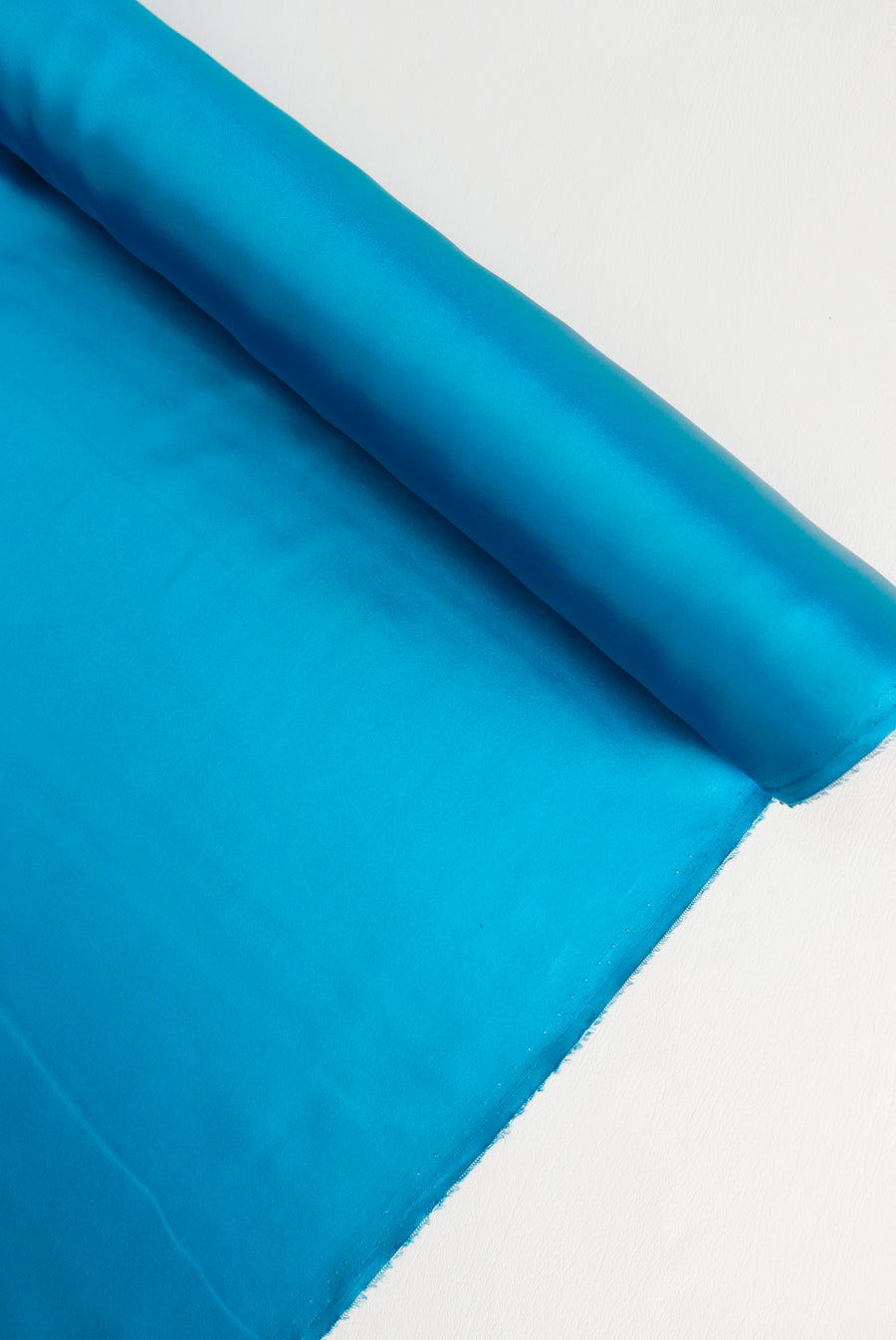 Italian Silk Satin | Azure (LAST CUT - 1M)